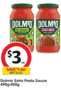 Coles Dolmio Extra Pasta Sauce offer