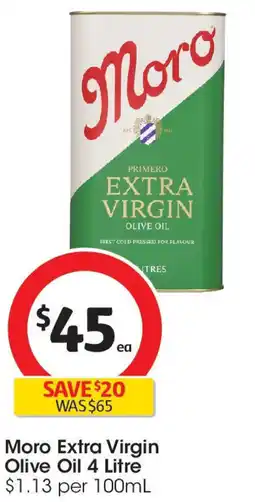 Coles Moro Extra Virgin Olive Oil offer