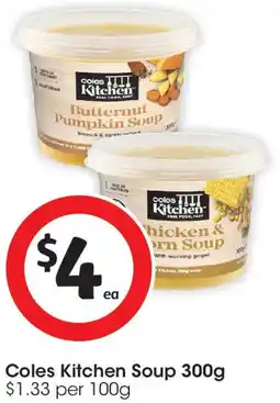 Coles Coles Kitchen Soup offer