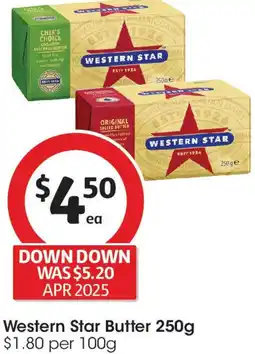 Coles Western Star Butter offer