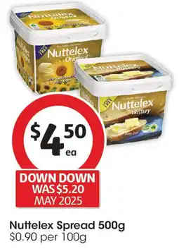 Coles Nuttelex Spread offer