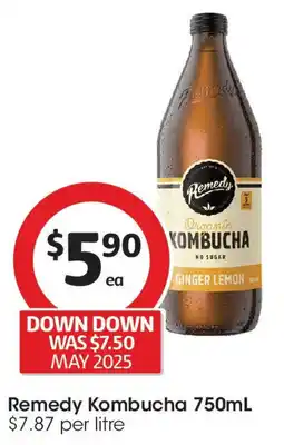 Coles Remedy Kombucha offer