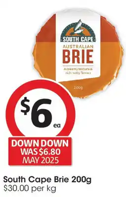 Coles South Cape Brie offer