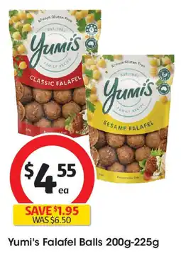 Coles Yumi's Falafel Balls offer