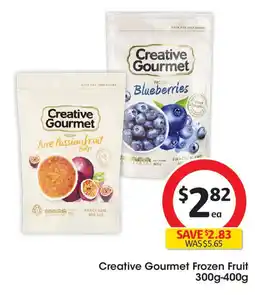 Coles Creative Gourmet Frozen Fruit offer
