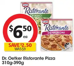 Coles Dr. Oetker Ristorante Pizza offer