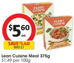 Coles Lean Cuisine Meal offer
