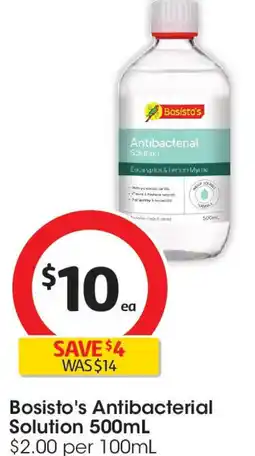 Coles Bosisto's Antibacterial Solution offer