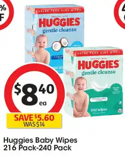 Coles Huggies Baby Wipes offer