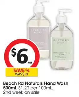 Coles Beach Rd Naturals Hand Wash offer