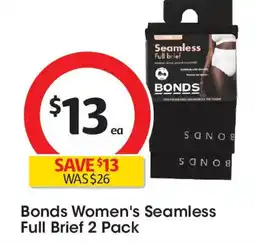 Coles Bonds Women's Seamless Full Brief offer