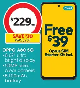 Coles OPPO A60 5G offer