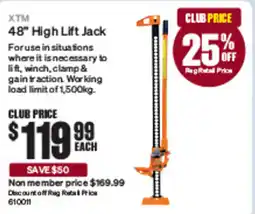 SuperCheap Auto XTM 48" High Lift Jack offer