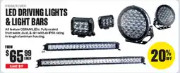 SuperCheap Auto Ridgeryder LED Driving Lights & Light Bars offer
