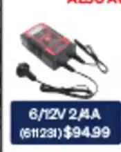 SuperCheap Auto 6/12V 2/4A Intelligent Battery Charger offer
