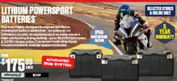 SuperCheap Auto Noco Lithium Powersport Batteries offer