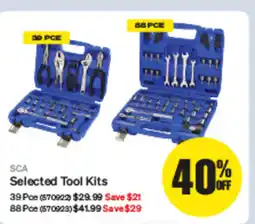 SuperCheap Auto SCA Selected Tool Kits 39 PCE offer