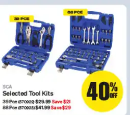 SuperCheap Auto SCA Selected Tool Kits 88 PCE offer