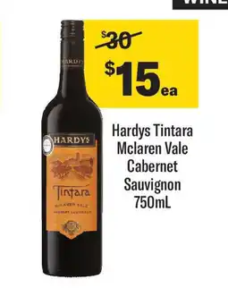 Coles Hardys Tintara Mclaren Vale Cabernet Sauvignon offer