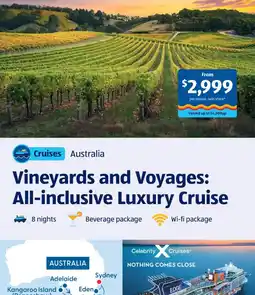 ALDI ALDI Holidays Vineyards and Voyages: All-inclusive Luxury Cruise offer