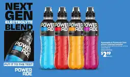 Campbells Wholesale Powerade or Powerade Zero Selected Varieties offer