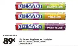 Campbells Wholesale Life Savers Selected Varieties offer