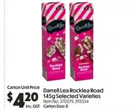 Campbells Wholesale Darrell Lea Rocklea Road Selected Varieties offer