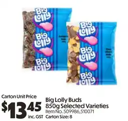 Campbells Wholesale Big Lolly Buds Selected Varieties offer