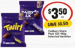 IGA Cadbury Share Pack offer