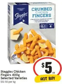 IGA Steggles Chicken Fingers offer