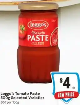 IGA Leggo's Tomato Paste offer