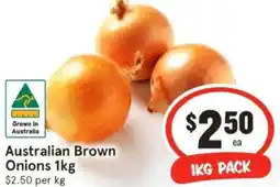 IGA Australian Brown Onions offer
