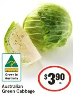 IGA Australian Green Cabbage offer