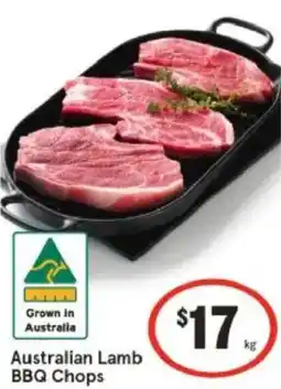 IGA Australian Lamb BBQ Chops offer