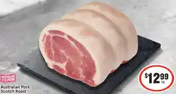 IGA Australian Pork Scotch Roast offer