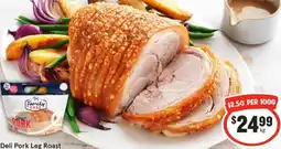 IGA Deli Pork Leg Roast offer
