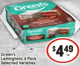 IGA Green's Lamingtons offer