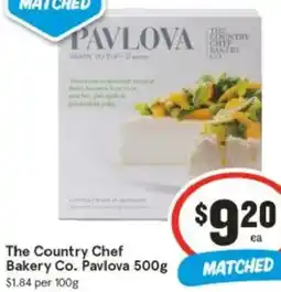 IGA The Country Chef Bakery Co. Pavlova offer