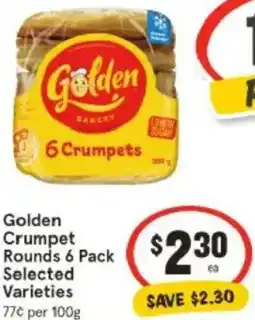 IGA Golden Crumpet Rounds 6 Pack offer