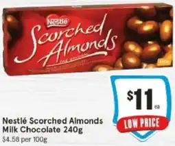 IGA Nestlé Scorched Almonds Milk Chocolate offer