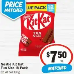 IGA Nestlé Kit Kat Fun Size offer