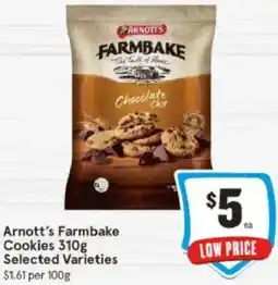 IGA Arnott's Farmbake Cookies offer