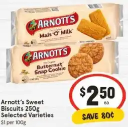 IGA Arnott's Sweet Biscuits offer
