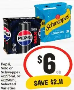IGA Pepsi, Solo or Schweppes offer