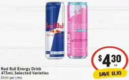 IGA Red Bull Energy Drink offer
