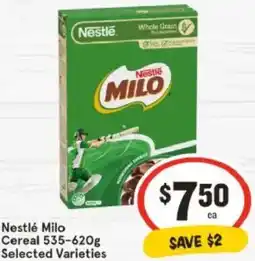 IGA Nestlé Milo Cereal offer