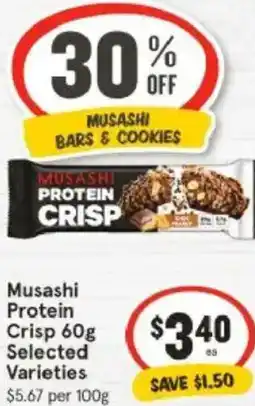 IGA Musashi Protein Crisp offer