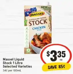 IGA Massel Liquid Stock offer