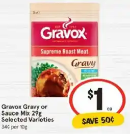 IGA Gravox gravy or sauce mix offer