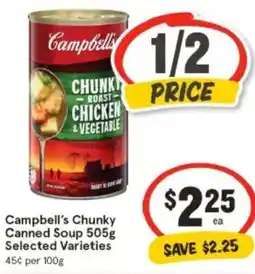 IGA Campbell's chunky canned soup offer